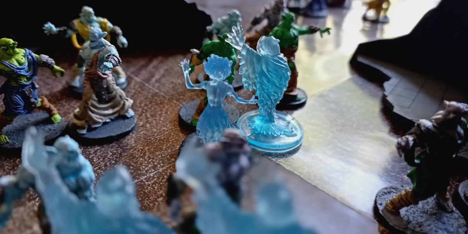 Warriors of the Dead terrorise the fleeing Orcs