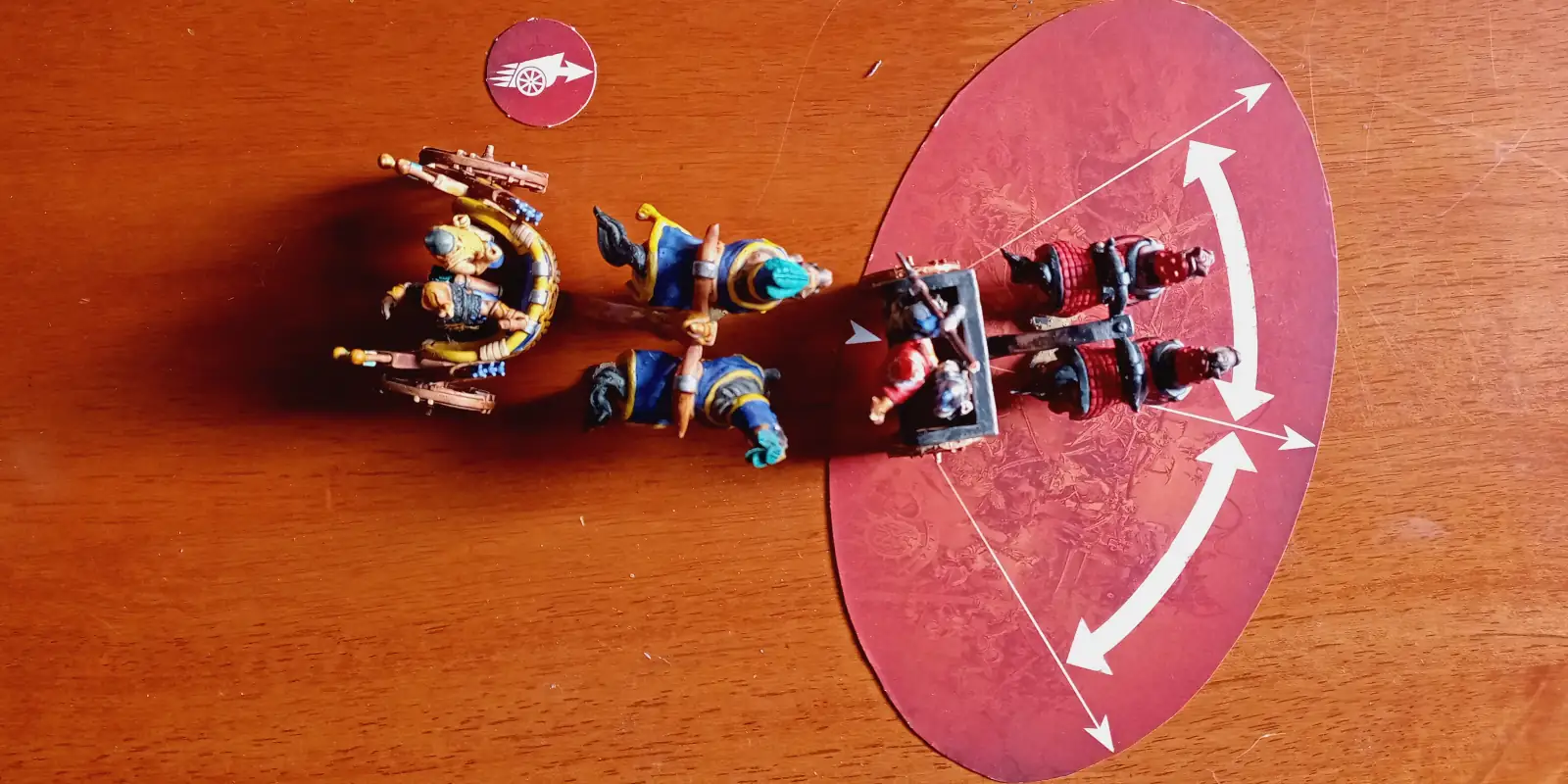 Use a Pivot template for chariot turns.