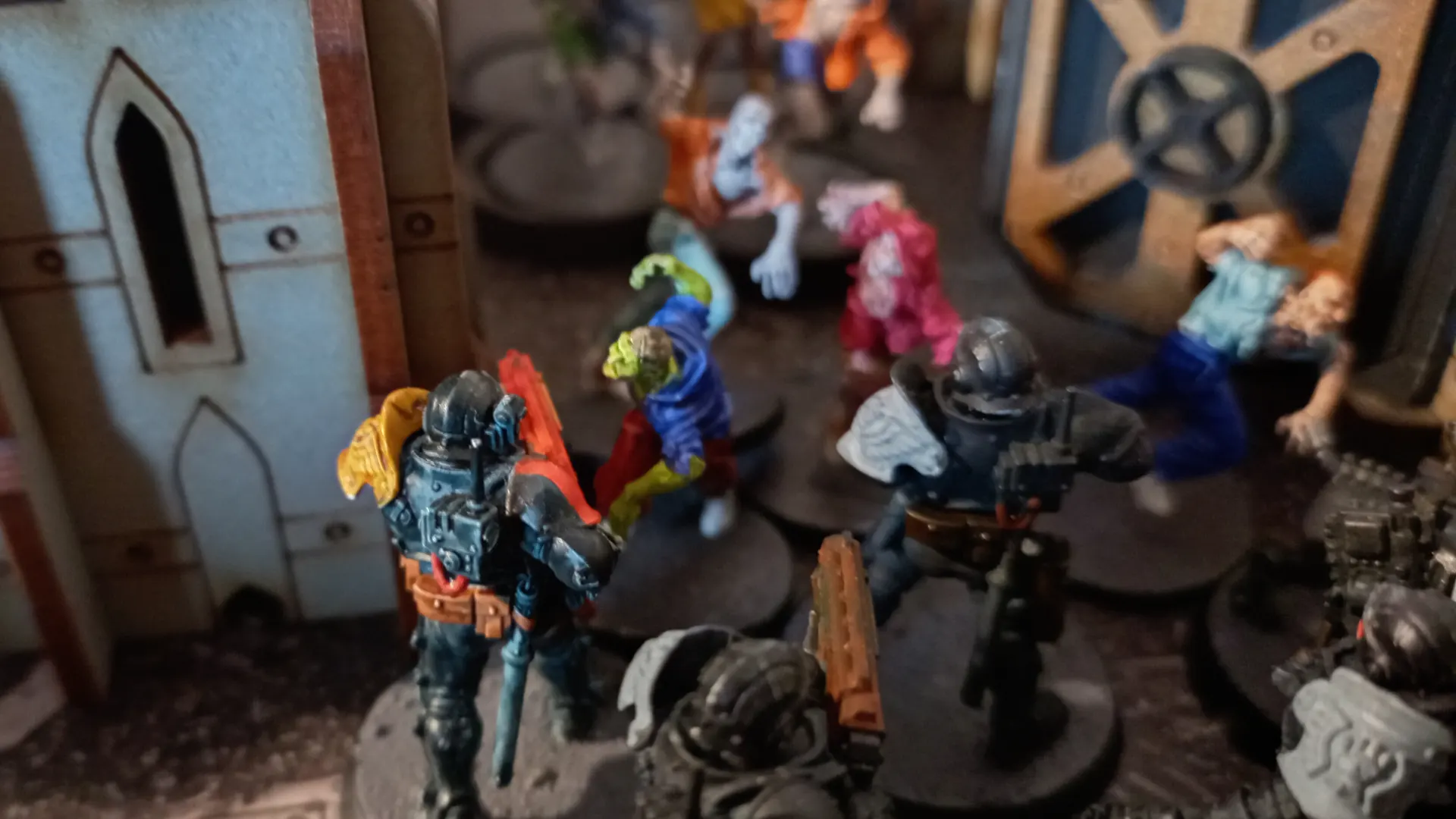 Zombies in the quarantine facility.