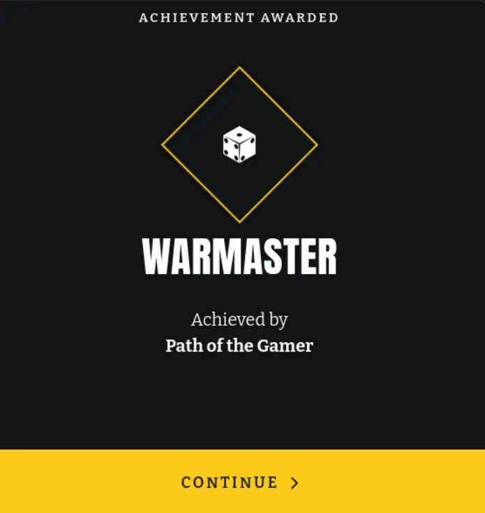 A digital achievement award.