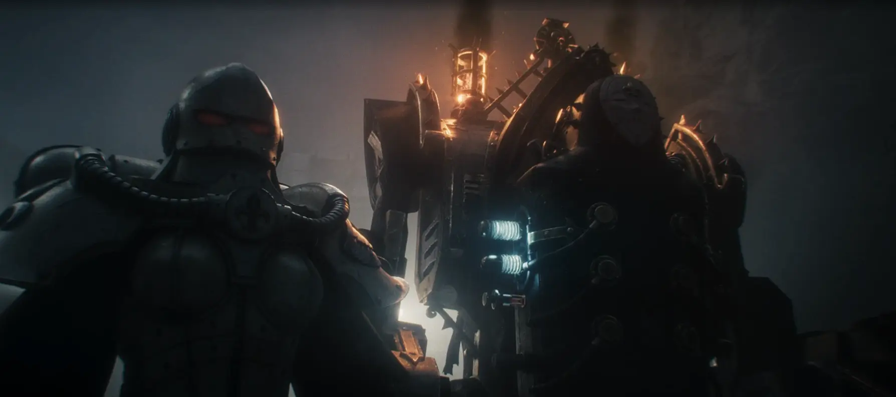 Shapes of the grim dark future.